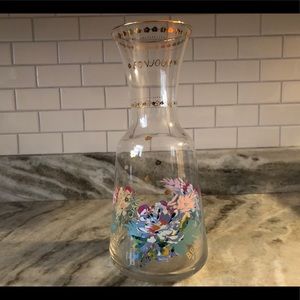 Anthropologie Gilded Journey Carafe Pitcher